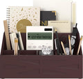 Large Mail Organizer Countertop, Farmhouse Desk and Kitchen Countertop Storage by BELOVALE