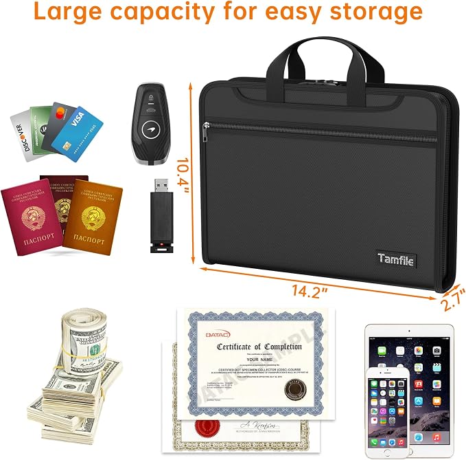 Fireproof Accordion File Organizer - Image 5