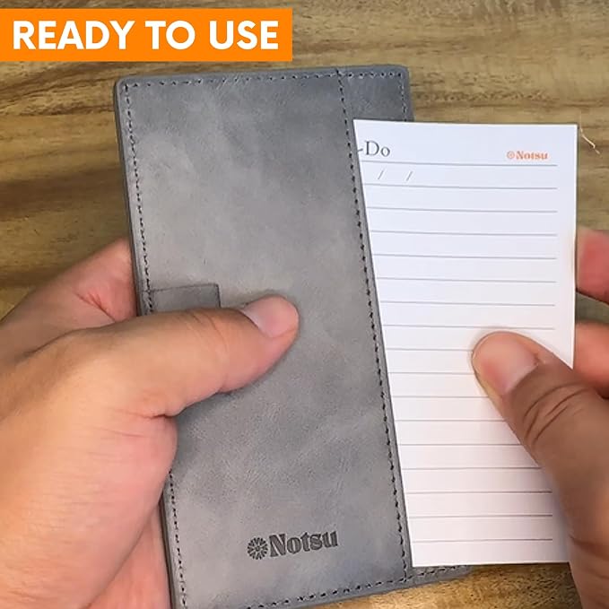 Notsu Note Card Holder | Minimalist 3x5 Inch Index Card Holder Handheld Case in - Image 5