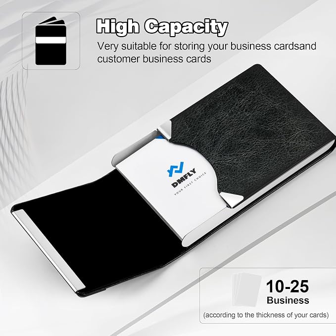 Business Card Holder for Women or Men, Business Card Case - Image 2
