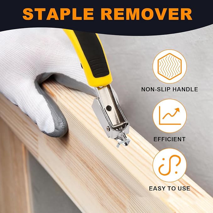 1PCS Staple Remover, Staple Puller Tool, Upholstery and Construction Heavy Duty - Image 7