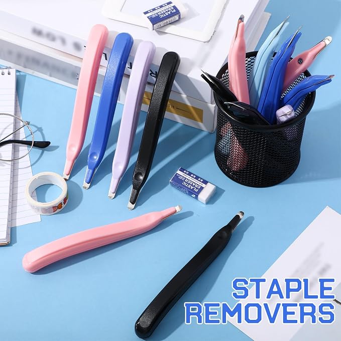 Crtiin 24 Pcs Magnetic Staple Remover Bulk Staple Remover Puller Removing Pen - Image 6