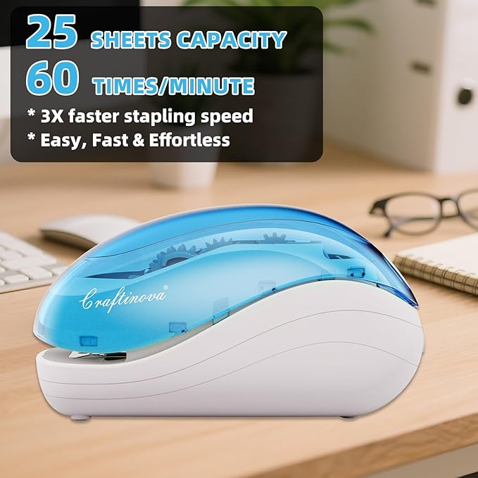 Electric Stapler, Including 2000 Staples and 1 Staple Remover, Suitable - Image 5
