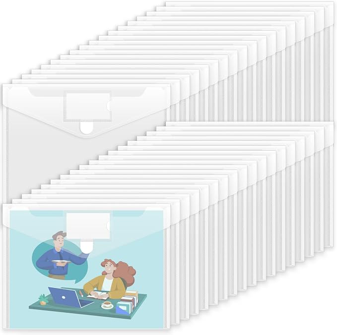 Sooez 36 Pack Plastic Envelopes Poly Envelopes by Sooez