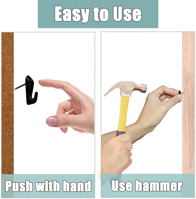 30 PCS Picture Hanging Nails Thumb Tacks - Image 5
