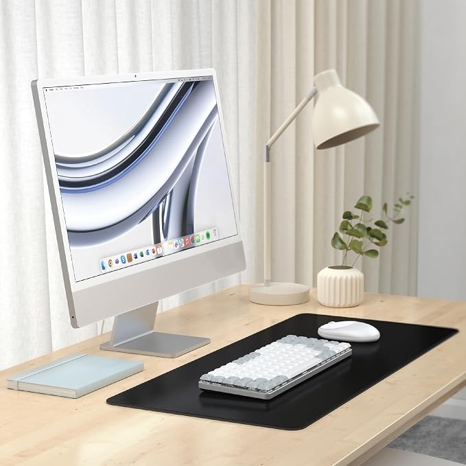 Satechi Vegan Leather Desk Mat, Large Mouse Pad Scratch and Water Resistant - Image 8