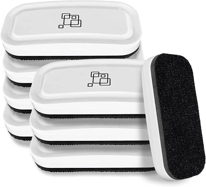 maxtek Magnetic Dry Erase Eraser Bulk, Glass Whiteboard Eraser by Maxtek