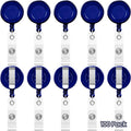 Zonon 100 Pcs Retractable Badge Reel Clips ID Card Holder Reel by Zonon