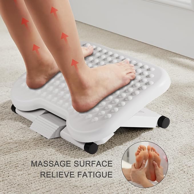 HUANUO Adjustable Desk Footrest, Foot Rest - Image 3