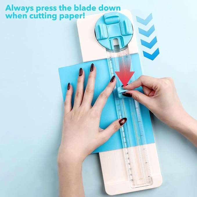 4-in-1 Paper Trimmer, 4 Style Multi-Function Scrapbooking Tool - Image 7