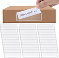 Meanplan 200 Pcs Label Holder Self Adhesive Clear Pocket 3x1 Inch Plastic Shelf by Meanplan