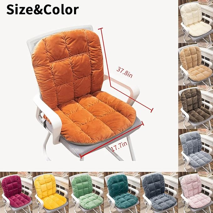 Desk Chair Cushion Non-Slip Rocking Seat Cushion Office Chair Pad Dorm Seat - Image 2