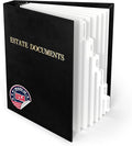TRS Estate Planning Binder Kit – Pre-Labeled Tabs, Sheet Protectors | 1.5" by ThreeRingSystems