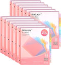 8-Tab Dividers for 3 Ring Binder, Subject Dividers, 3-Hole Plastics Sheets by SUQJOYOFFICE