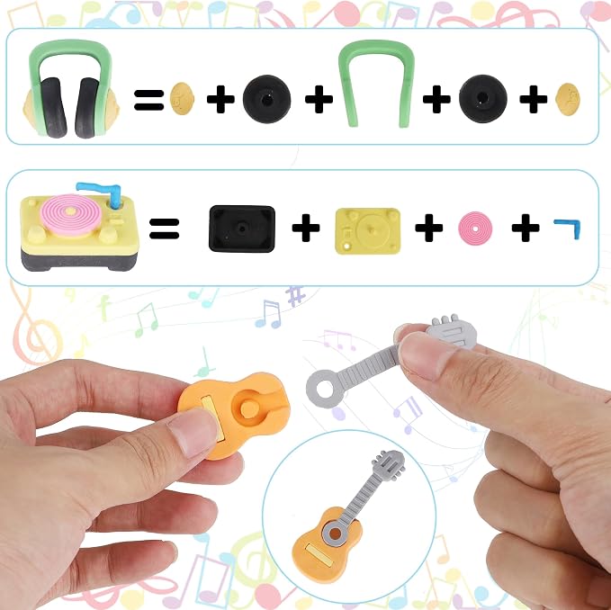 Cllayees 24 Pcs Erasers for Kids, Mini Pencil Eraser Bulk Classroom Prizes - Image 3