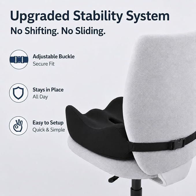 X Large Memory Foam Seat Cushion - Image 4