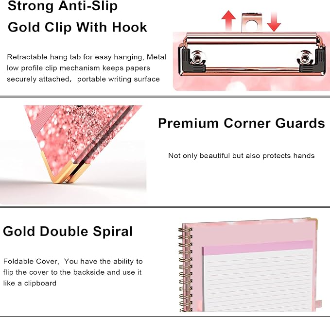 Lateefah Clipboard with Storage, File Folders with Pockets, Nursing Clipboard - Image 5
