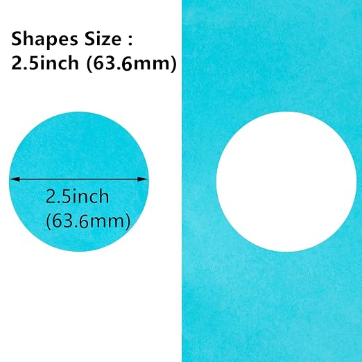 2.5 inch Circle Punch, Paper Circles, Large Hole Punch - Image 7