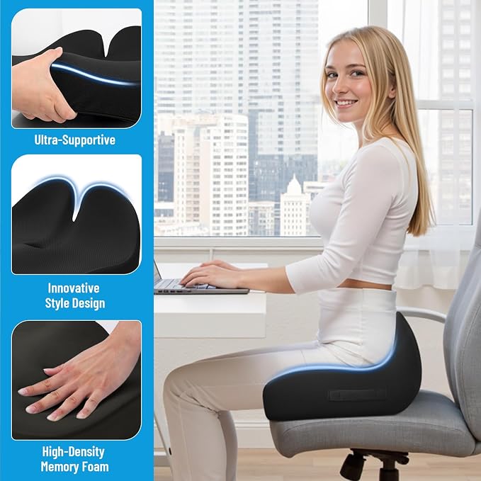 Cushzone Memory Foam Seat Cushion - Image 2