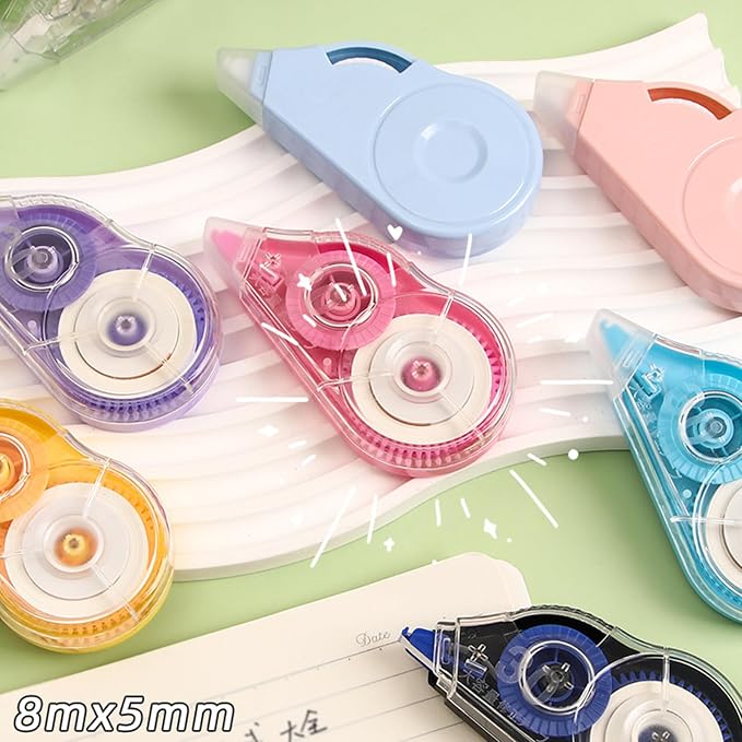 10Pcs Correction Tape Roller 8mx5mm Quick Dry White Out Correction Tape Total - Image 6