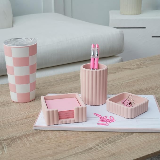 Aesthetic Desk Organizer Set of 3 - Image 6