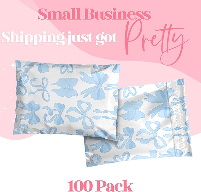 Pretty Package Store 6x9 Designer Poly Mailer 100 Pack Heavy Duty Waterproof - Image 2