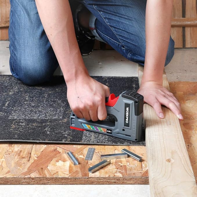 WORKPRO Staple Gun, Manual Brad Nailer - Image 7