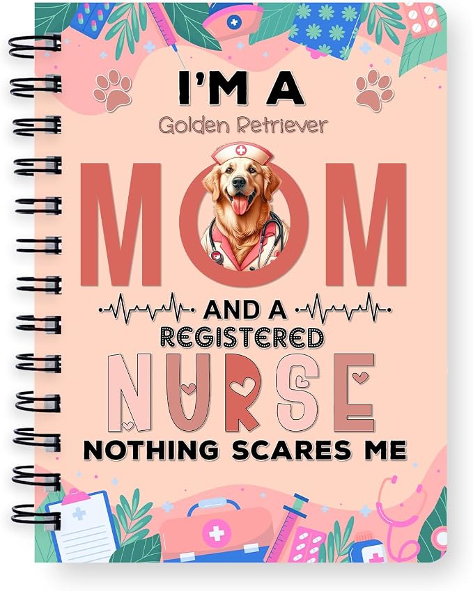 Ninety3POD I'm a Golden Retriever Mom and a Registered Nurse Nothing Scares Me by Ninety3POD