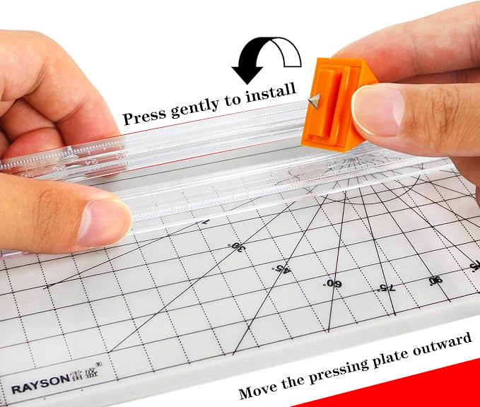 Rayson Paper Cutter Trimmer, A4 Size, craft paper, photos and DIY projects; - Image 3