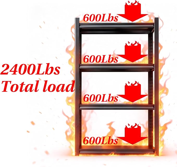 Printer Stand, Metal Shelving Adjustable Storage Shelves, printer table Office - Image 8
