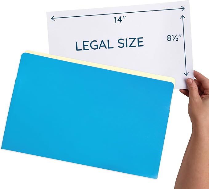 Blue Summit Expandable Legal File Folders - Image 2