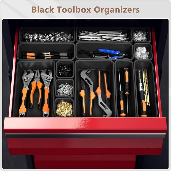 A-LuGei 【More Larger Size】 【69 PCS-5 Size】 Tool Box Organizer Tray Divider - Image 4