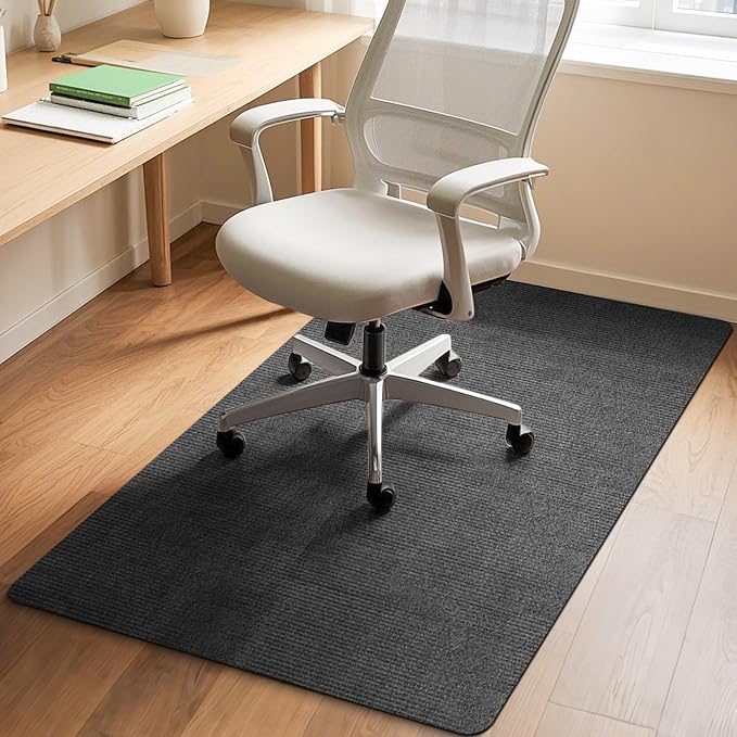 Office Chair Mat for Hardwood and Tile Floor, Anti-Slip Mat for Rolling Chair by HomeMall