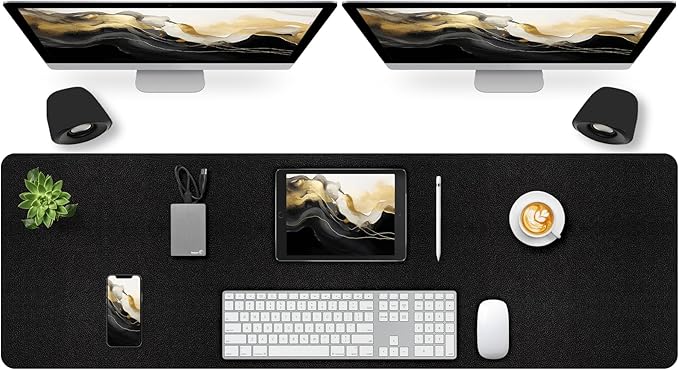 Large Desk Pad Mat, Long Mouse Pads by Meetcolor