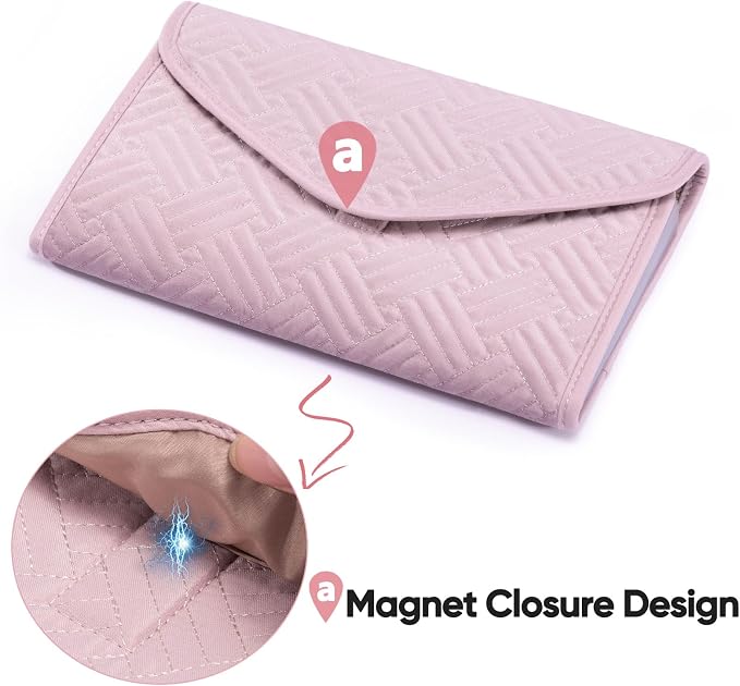 Fabric Bill Organizer with Pockets 10x6 Receipt Organizer - Image 2
