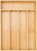 Besilord Silverware Organizer Kitchen Drawer Organizer Utensil Organizer Bamboo by Besilord