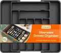 Lifewit Utensil Organizer for Kitchen Drawer, Expandable Cooking Silverware Tray by Lifewit
