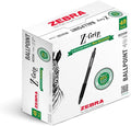 Zebra Pen Z-Grip Recycled Ballpoint Pens, Durable Metal Clip, 68% Recycled by ZebraPen