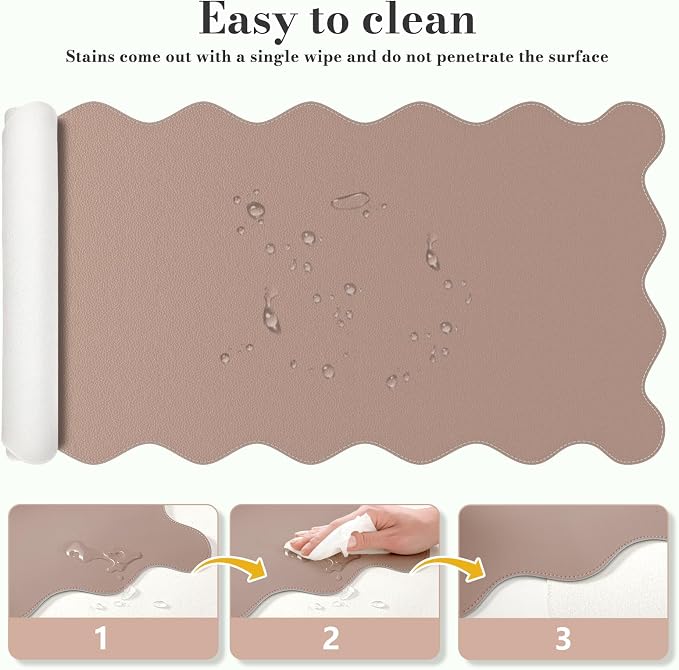 iCasso Leather Desk Pad, Extra Large Mouse Pad - Image 5
