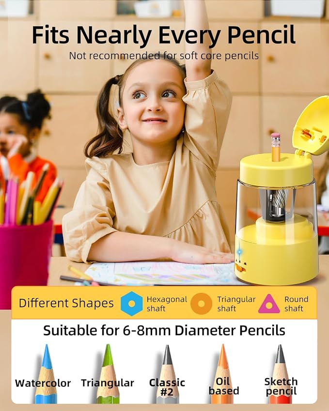 ZMOL Electric Pencil Sharpeners, Lion Pencil Sharpener - Image 2