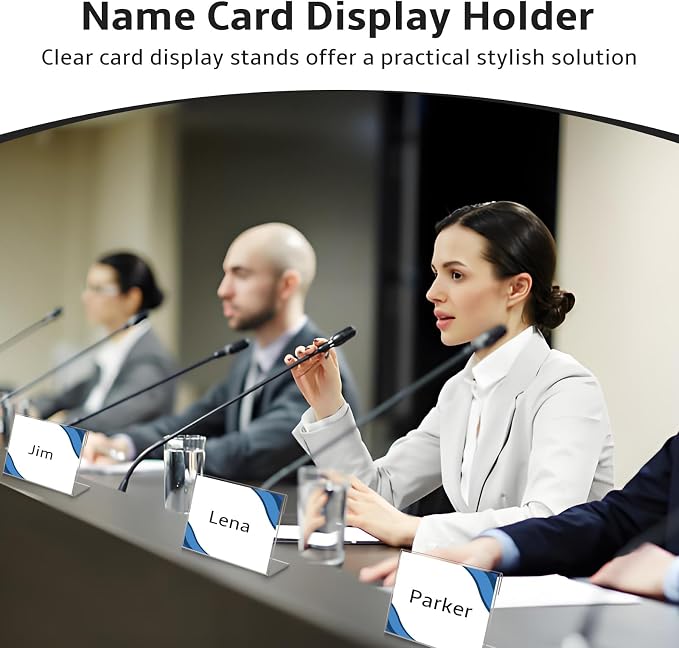 20 PCS 3.5 x 2.5 inch Small Acrylic Sign Holder, Mini Acrylic Food Signs Labels - Image 4