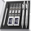 Nicpro 2 PCS Metal Mechanical Pencil 0.5mm & 0.7 mm by Nicpro