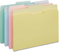 Staples File Folder, Letter Size, 1/3‑Cut Tabs, Durable Paper Stock, 200/Carton by Staples