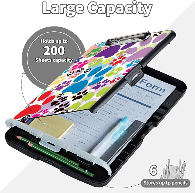 Clipboard with Storage, Clip Boards 8.5X11 with Storage & Pen Holder, Heavy - Image 7