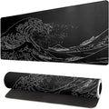 Brecoy Japanese Sea Wave Large Mouse Pad, Anime Black Gaming, Extended Kanagawa by Unknown