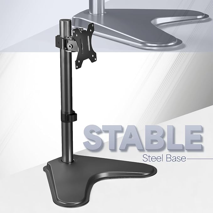 VIVO Single Monitor Desk Stand, Holds Screens up to 32 inch Regular and 38 inch - Image 5