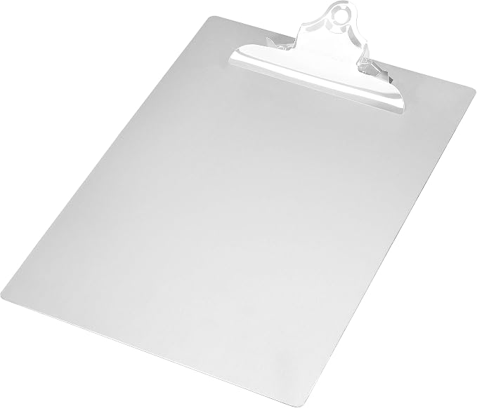 Amazon Basics Aluminum Clipboard, Letter Size, Standard Clip, Office Supplies - Image 3