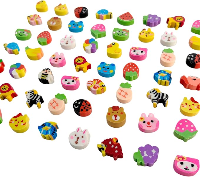 400PCS Cute Mini Erasers for Kids Bulk, Fun Erasers for Classroom Back to by MakeChoicesSimpler