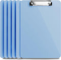 Light Blue Plastic Clipboard by OfficeSolutionsDirect