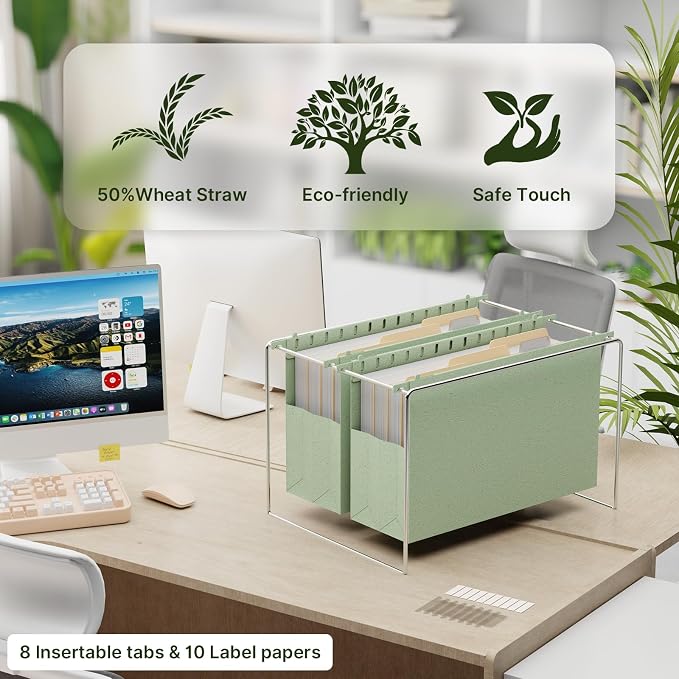 XINGIA Legal Size Hanging File Folders, Expandable 4 Inch File Folders Legal - Image 6